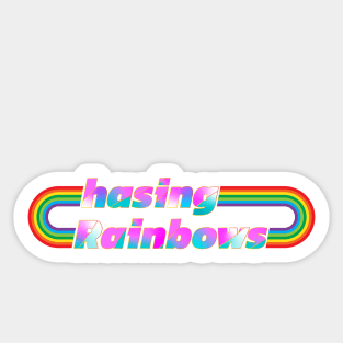 Chasing rainbows | Creative Design Sticker